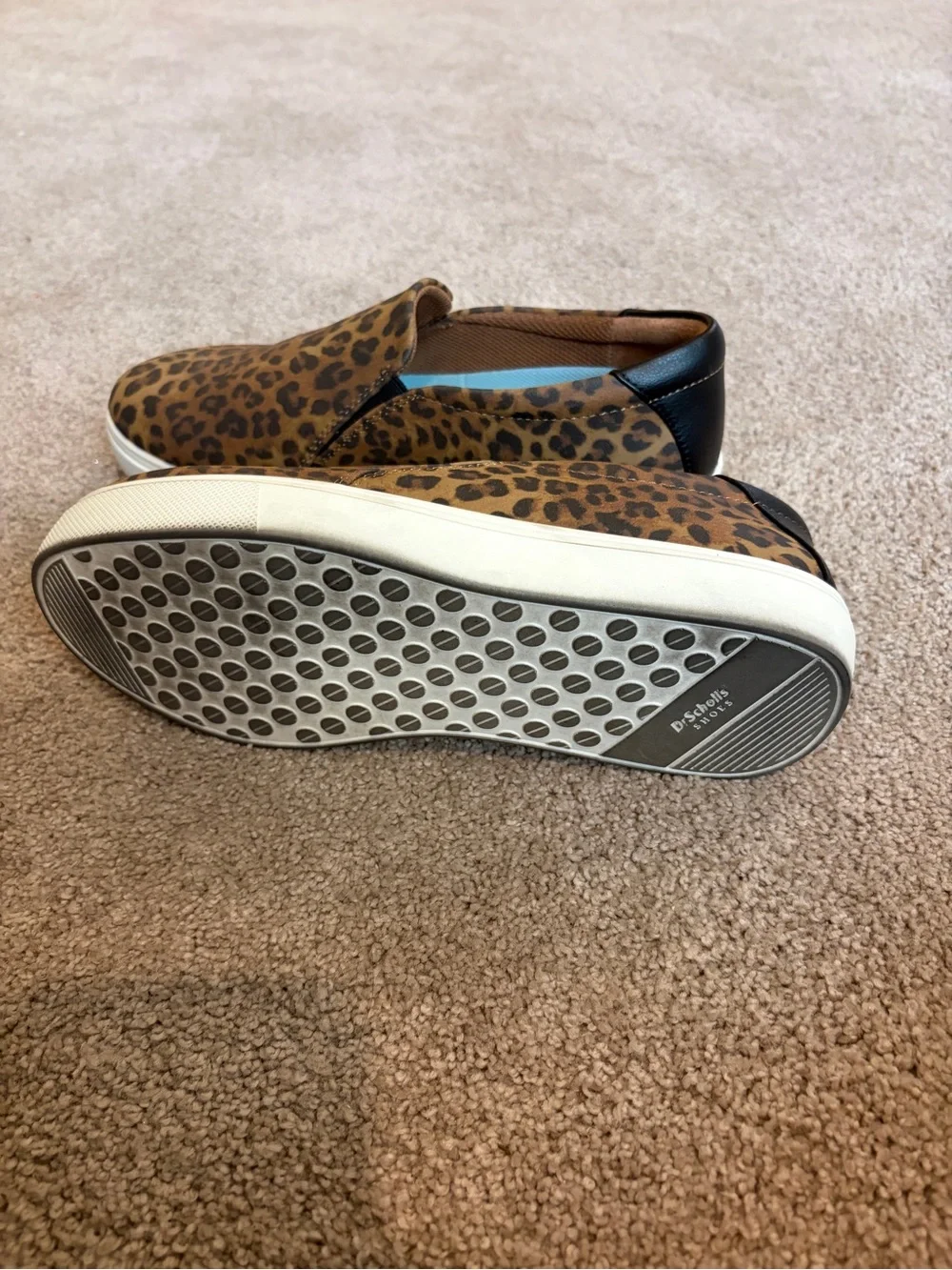 Nordstrom Dr. Scholls Madison Leopard-Print Slip-On Espadrilles - Brown & Black